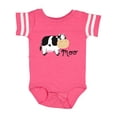 thumbnail image 1 of Inktastic Moo says the cow Boys or Girls Baby Bodysuit, 1 of 5