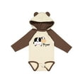 thumbnail image 1 of Inktastic Moo says the cow Boys or Girls Long Sleeve Baby Bodysuit, 1 of 5