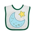 thumbnail image 1 of Inktastic Moon and Star Boys or Girls Baby Bib, 1 of 4