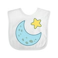 thumbnail image 1 of Inktastic Moon and Star Boys or Girls Baby Bib, 1 of 4