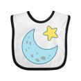 thumbnail image 1 of Inktastic Moon and Star Boys or Girls Baby Bib, 1 of 4
