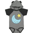 thumbnail image 1 of Inktastic Moon and Star Boys or Girls Baby Bodysuit, 1 of 5