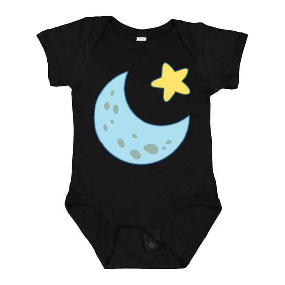 Inktastic Moon and Star Boys or Girls Baby Bodysuit