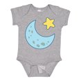 thumbnail image 1 of Inktastic Moon and Star Boys or Girls Baby Bodysuit, 1 of 5