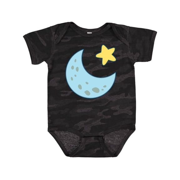 Inktastic Moon and Star Boys or Girls Baby Bodysuit