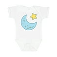 thumbnail image 1 of Inktastic Moon and Star Boys or Girls Baby Bodysuit, 1 of 5