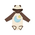 thumbnail image 1 of Inktastic Moon and Star Boys or Girls Long Sleeve Baby Bodysuit, 1 of 5