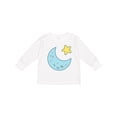 thumbnail image 1 of Inktastic Moon and Star Boys or Girls Long Sleeve Toddler T-Shirt, 1 of 5