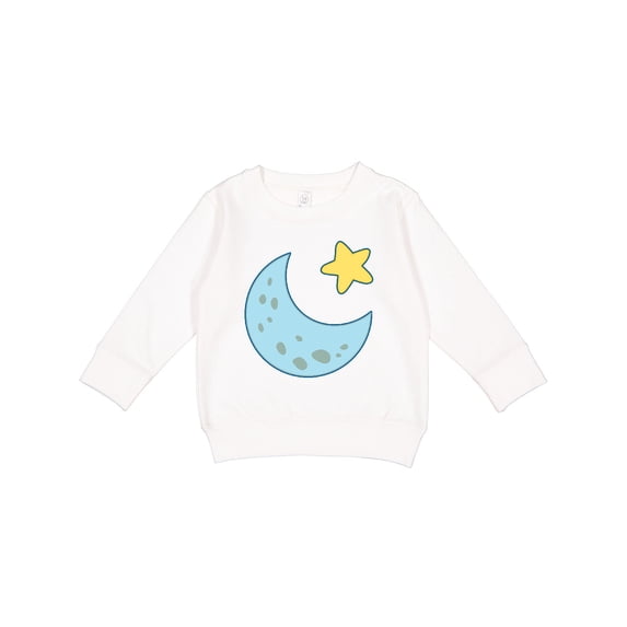 Inktastic Moon and Star Toddler Sweatshirt