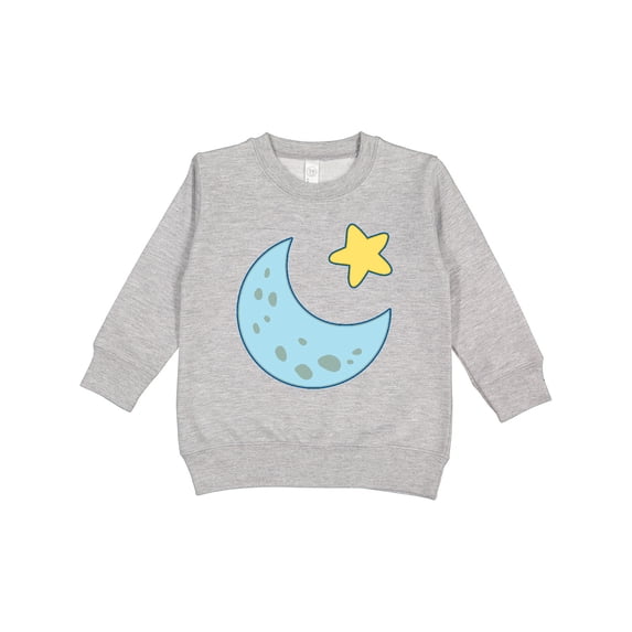 Inktastic Moon and Star Toddler Sweatshirt