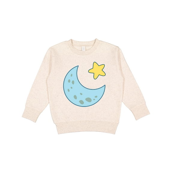 Inktastic Moon and Star Toddler Sweatshirt