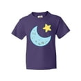 thumbnail image 1 of Inktastic Moon and Star Youth T-Shirt, 1 of 5