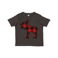 thumbnail image 1 of Inktastic Moose Silhouette Plaid Boys or Girls Toddler T-Shirt, 1 of 5