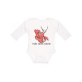 thumbnail image 1 of Inktastic More Beads, Please Cute Mardi Gras Crawfish Boys or Girls Long Sleeve Baby Bodysuit, 1 of 5