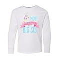 thumbnail image 1 of Inktastic Most Magical Big Sis- Cute Unicorn Long Sleeve Youth T-Shirt, 1 of 5