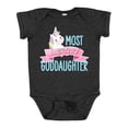 thumbnail image 1 of Inktastic Most Magical Goddaughter- Cute Unicorn Girls Baby Bodysuit, 1 of 5