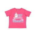 thumbnail image 1 of Inktastic Most Magical Goddaughter Cute Unicorn Girls Toddler T-Shirt, 1 of 5