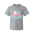 thumbnail image 1 of Inktastic Most Magical Goddaughter- Cute Unicorn Youth T-Shirt, 1 of 5