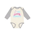 thumbnail image 1 of Inktastic Most Magical Goddaughter- cute unicorn Girls Long Sleeve Baby Bodysuit, 1 of 5