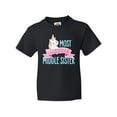 thumbnail image 1 of Inktastic Most Magical Middle Sister- Cute Unicorn Youth T-Shirt, 1 of 5