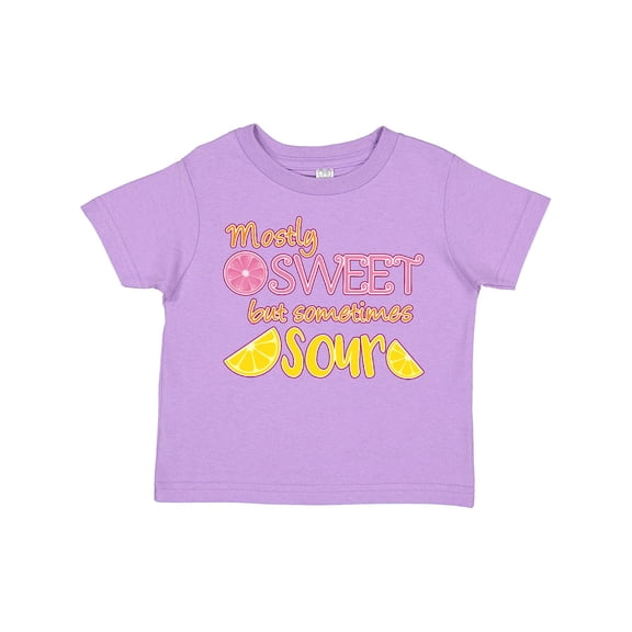 Inktastic Mostly Sweet, but Somtimes Sour Pink and Yellow Lemons Boys or Girls Toddler T-Shirt