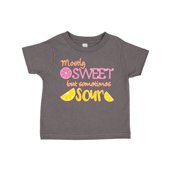 Inktastic Mostly Sweet, but Somtimes Sour Pink and Yellow Lemons Boys or Girls Toddler T-Shirt