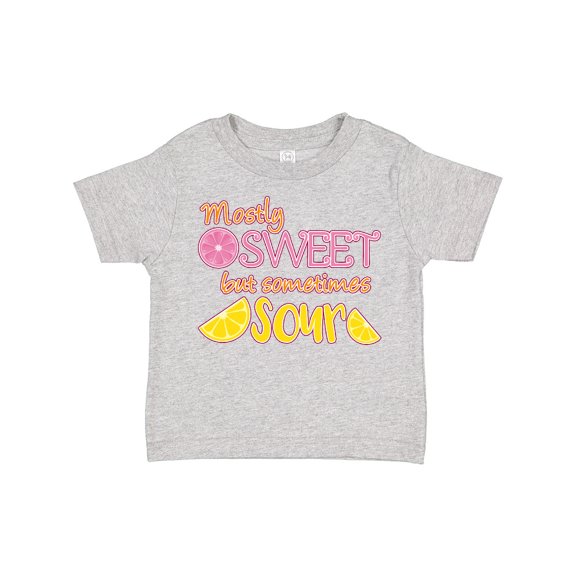 Inktastic Mostly Sweet, but Somtimes Sour Pink and Yellow Lemons Boys or Girls Toddler T-Shirt