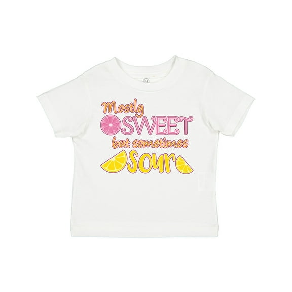 Inktastic Mostly Sweet, but Somtimes Sour Pink and Yellow Lemons Boys or Girls Toddler T-Shirt