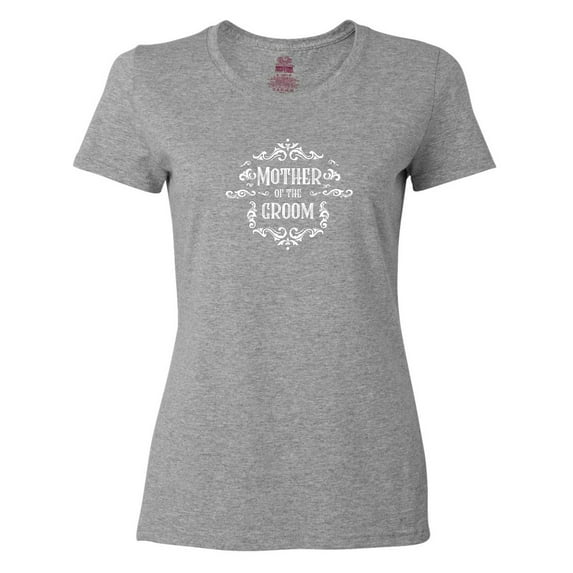 Inktastic Mother of the Groom in White Women's T-Shirt