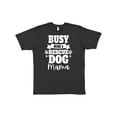 thumbnail image 1 of Inktastic Mother's Day Busy Being a Rescue Dog Mom with Paw Prints T-Shirt, 1 of 5