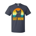 thumbnail image 1 of Inktastic Mother's Day Cat Mom Black Cat Sunset T-Shirt, 1 of 5