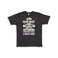 thumbnail image 1 of Inktastic Mother's Day Good Moms Have Sticky Floors Messy Kitchens T-Shirt, 1 of 4