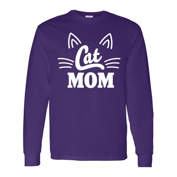 Inktastic Mothers Day Cat Mom Long Sleeve T-Shirt