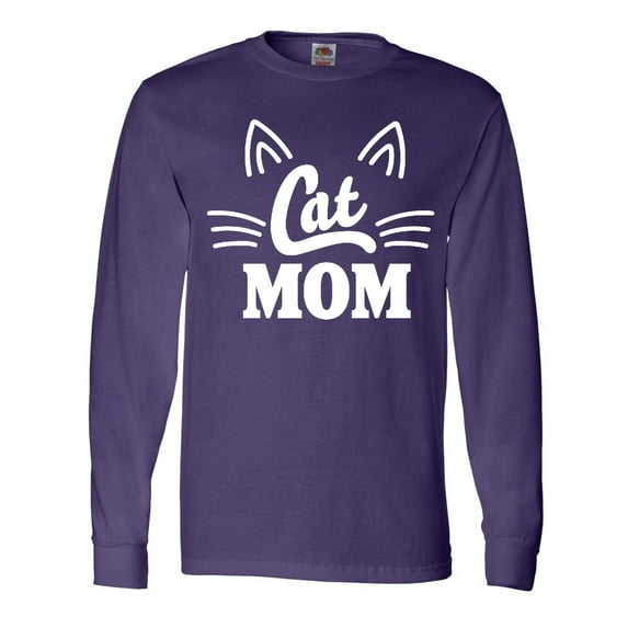 Inktastic Mothers Day Cat Mom Long Sleeve T-Shirt