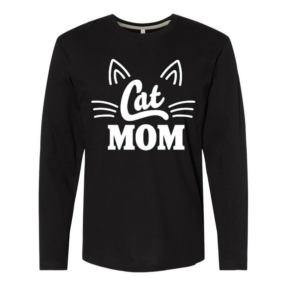 Inktastic Mothers Day Cat Mom Long Sleeve T-Shirt