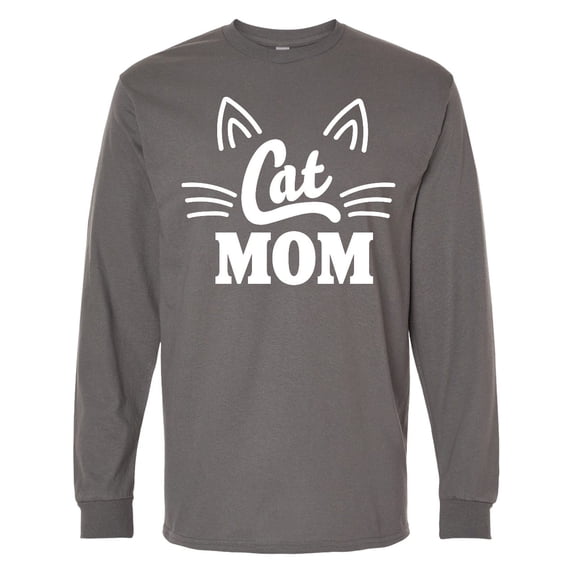 Inktastic Mothers Day Cat Mom Long Sleeve T-Shirt