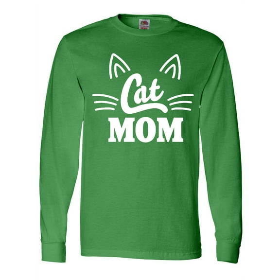 Inktastic Mothers Day Cat Mom Long Sleeve T-Shirt