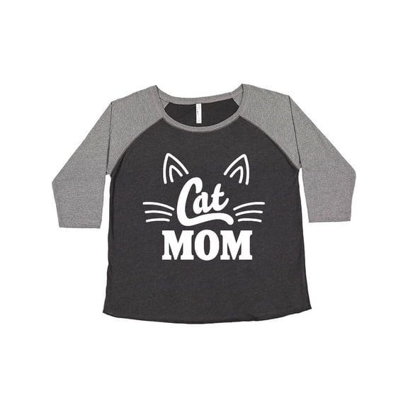 Inktastic Mothers Day Cat Mom Women's Plus Size T-Shirt