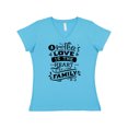 thumbnail image 1 of Inktastic Mothers Day a Mothers Love is the Heart of the Family Women's V-Neck T-Shirt, 1 of 5