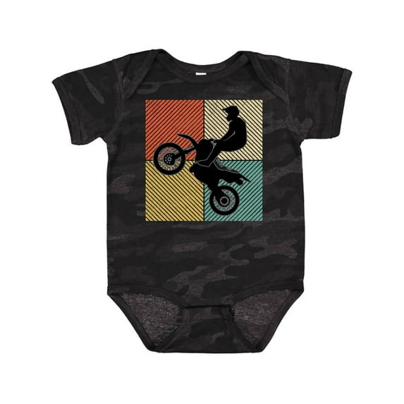 Inktastic Motocross Bmx Dirt Biking Boys or Girls Baby Bodysuit