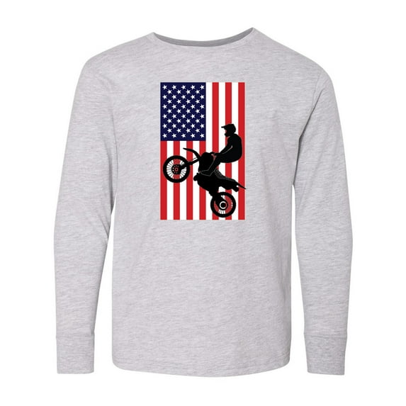Inktastic Motocross Bmx Sport Team Long Sleeve Youth T-Shirt