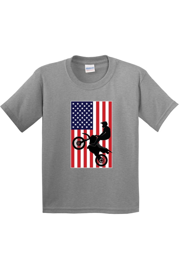 Motocross Bmx Sport Team Youth T-Shirt