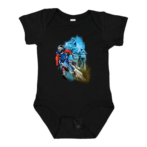 Inktastic Motocross Boys Baby Bodysuit