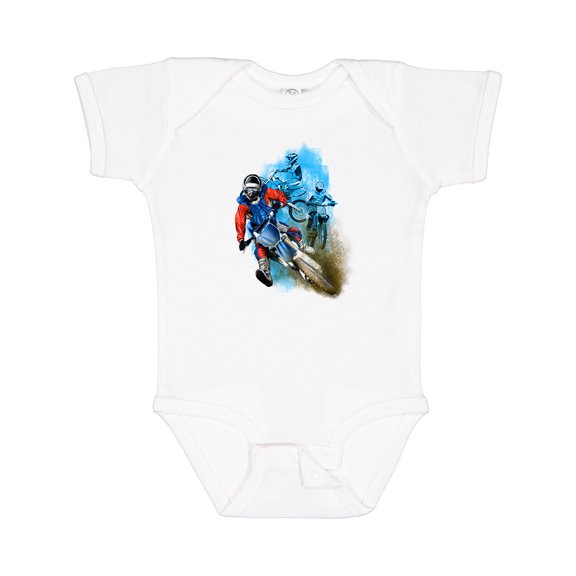 Inktastic Motocross Boys Baby Bodysuit