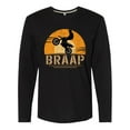 thumbnail image 1 of Inktastic Motocross Braap BMX Sports Long Sleeve T-Shirt, 1 of 5