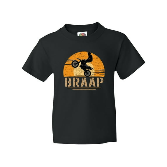 Inktastic Motocross Braap BMX Sports Youth T-Shirt