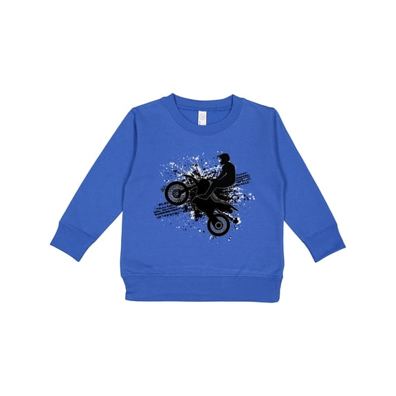 Inktastic Motocross Dirt Biking Bmx Toddler Sweatshirt