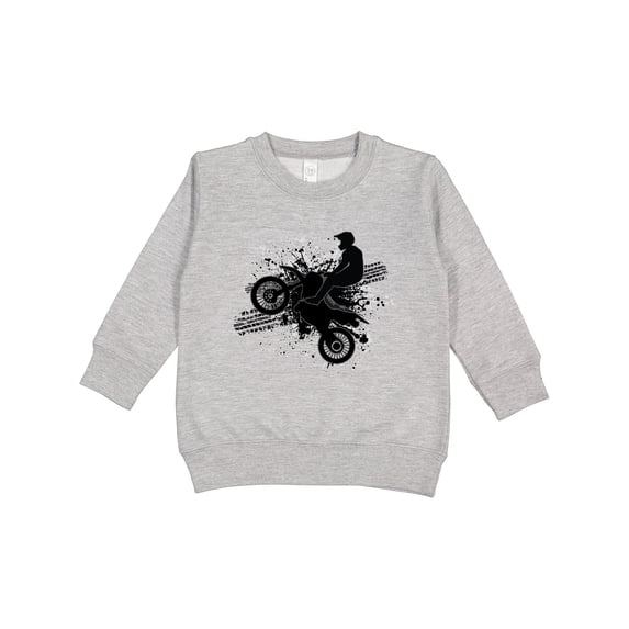 Inktastic Motocross Dirt Biking Bmx Toddler Sweatshirt