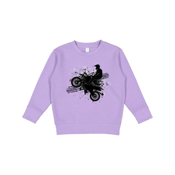 Inktastic Motocross Dirt Biking Bmx Toddler Sweatshirt