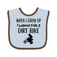 thumbnail image 1 of Inktastic Motocross Dirt Biking Future Dirt Biker Boys or Girls Baby Bib, 1 of 4